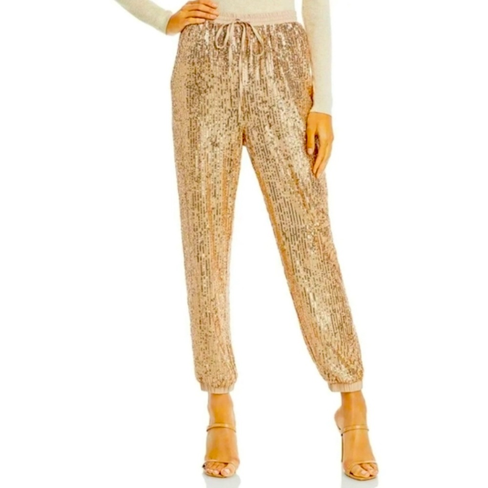 Aqua Sequin Champagne Joggers - Bloomingdales’s Exclusive